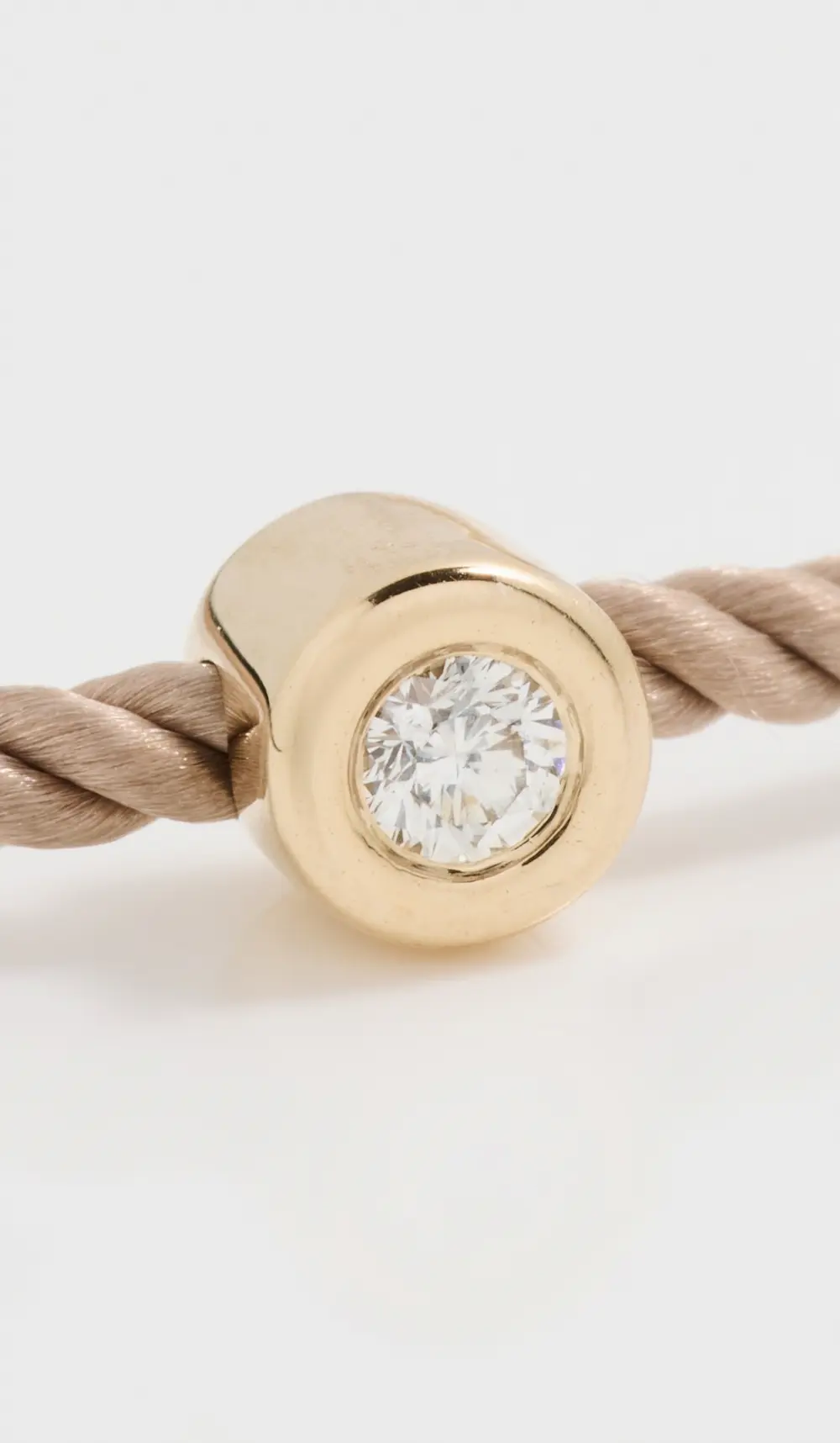 EF Collection 14k Diamond Pillow Cord Bracelet