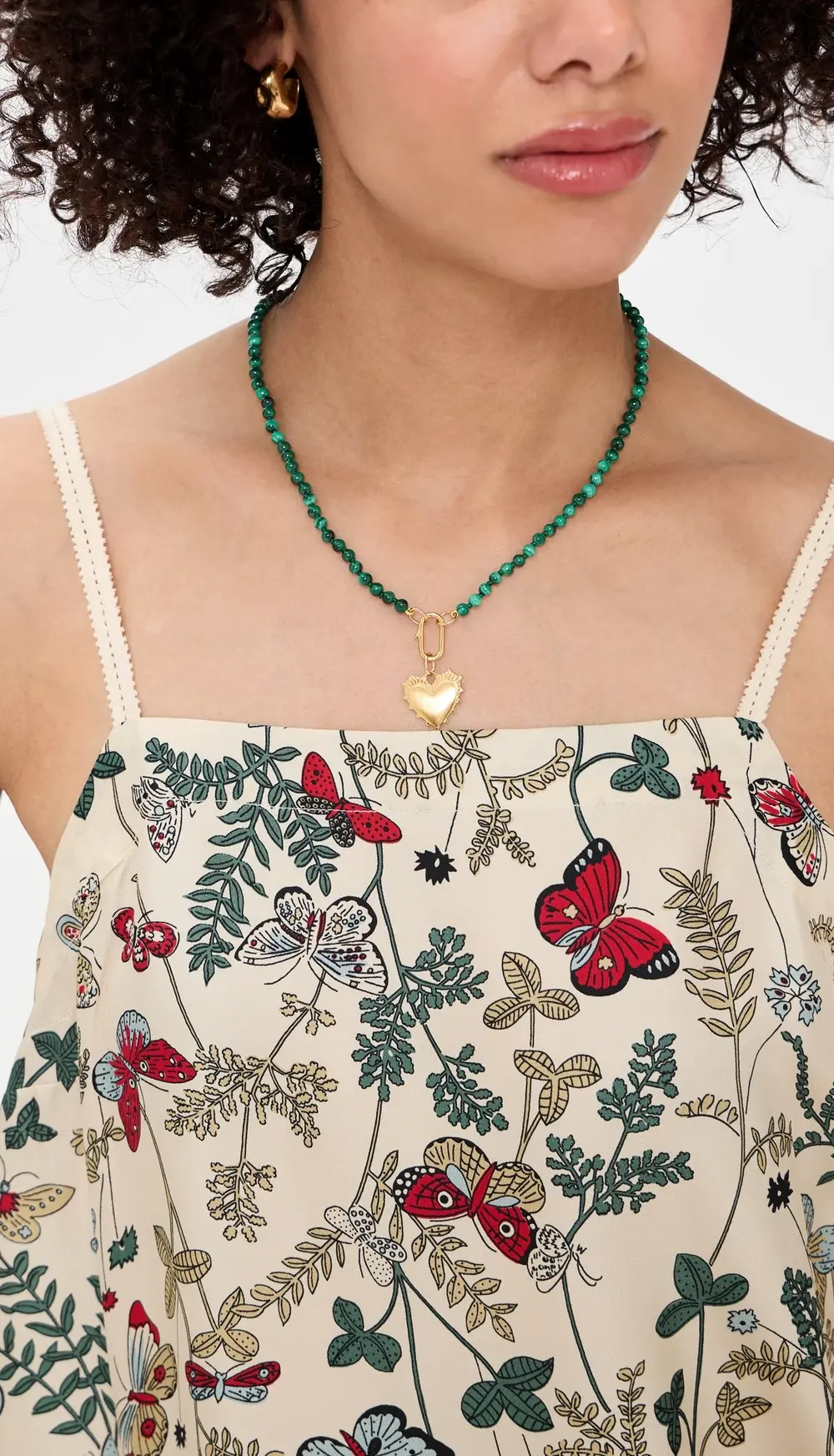 HART Gemstone Strand Heart Necklace