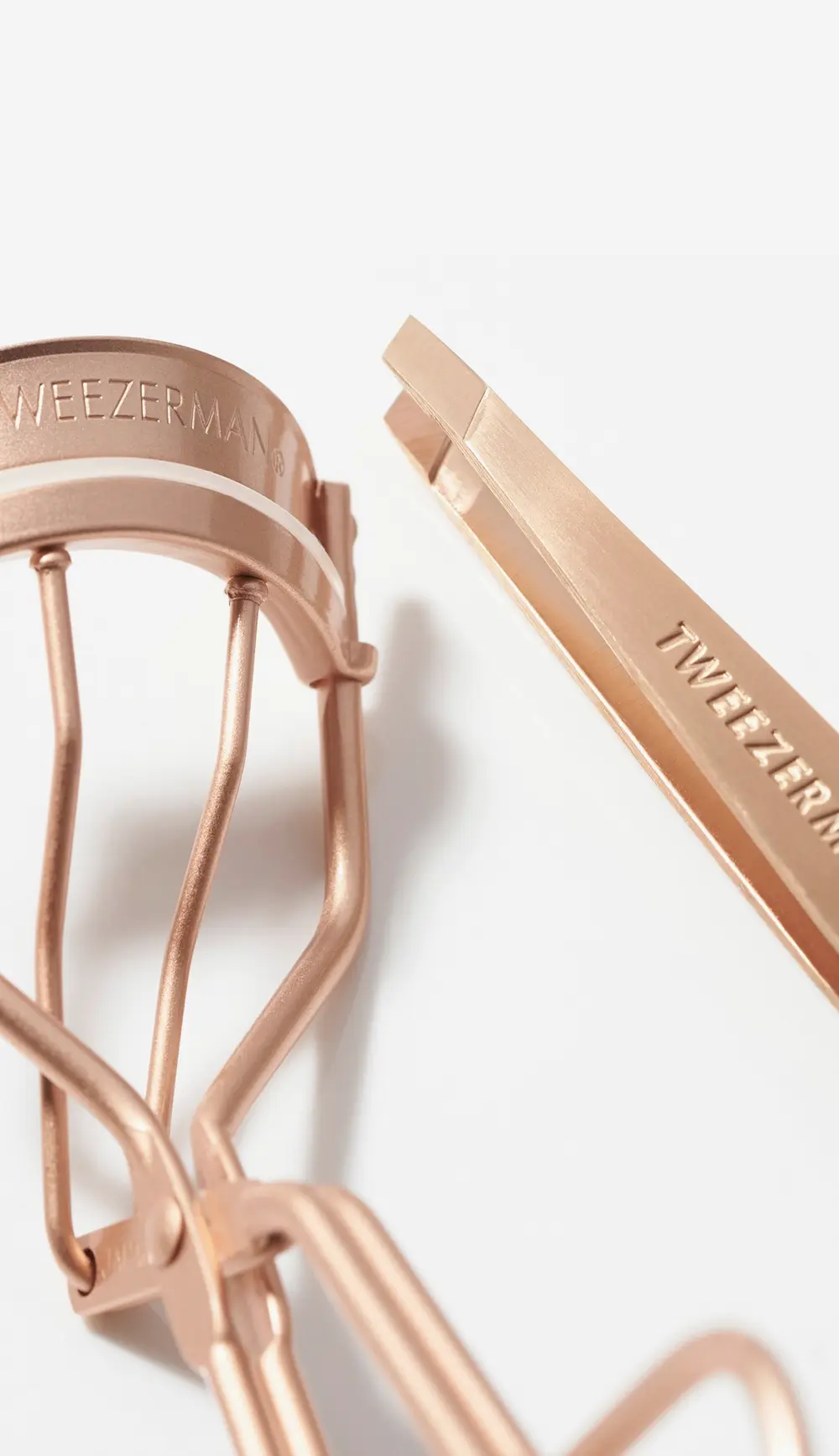 Tweezerman Rose Gold Brow and Lash Set