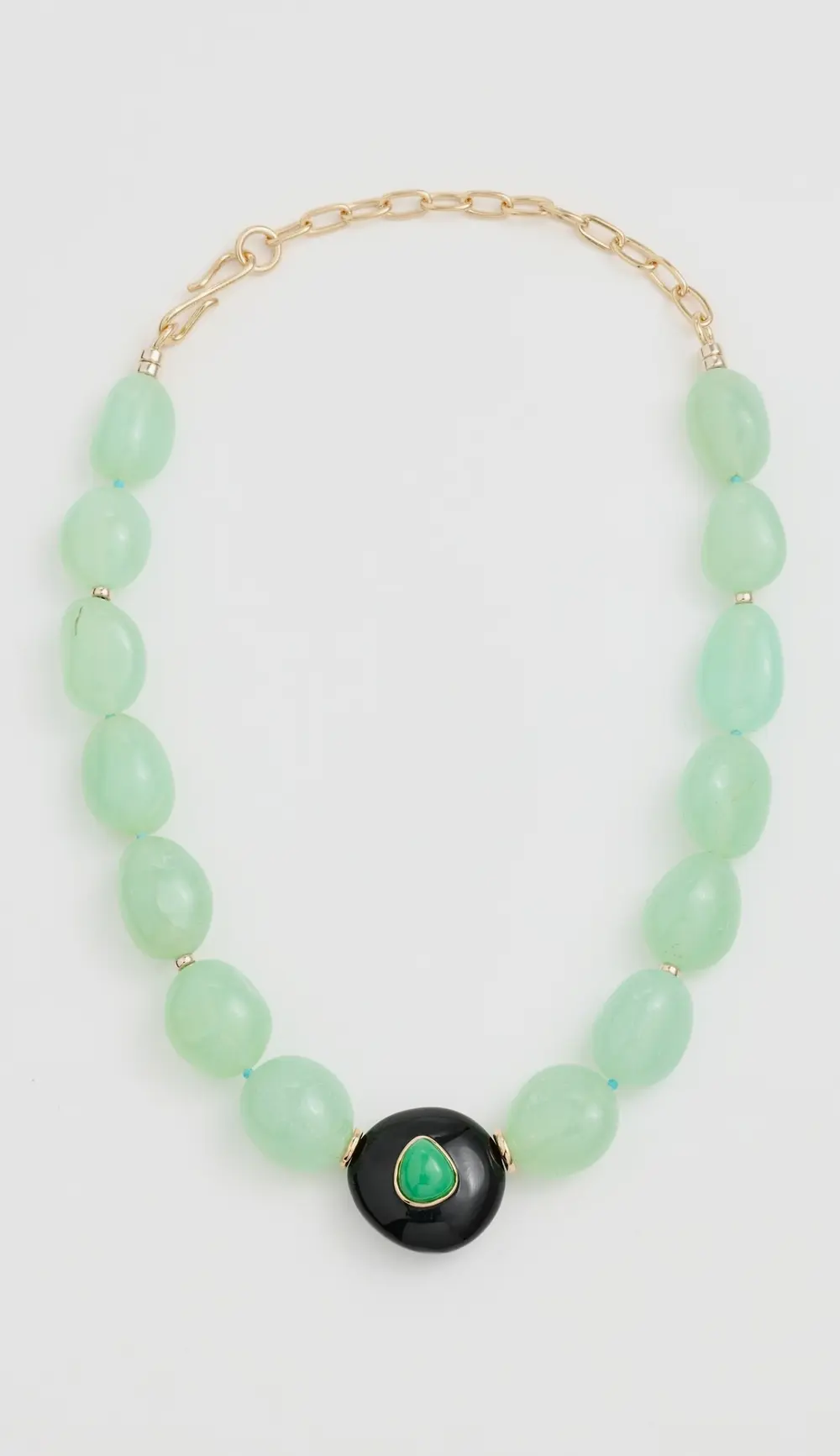 Lizzie Fortunato Andalusia Collar Necklace In Sea Foam