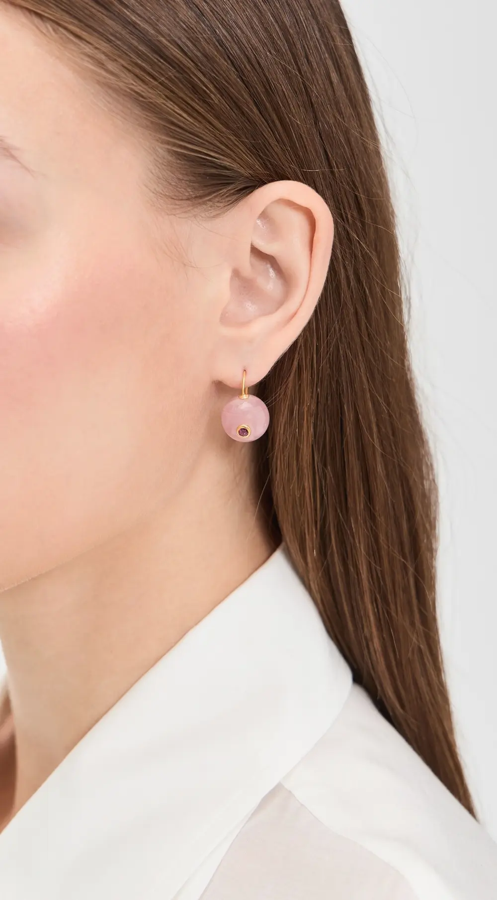 Lizzie Fortunato Comet Earrings In Madagascar Rose