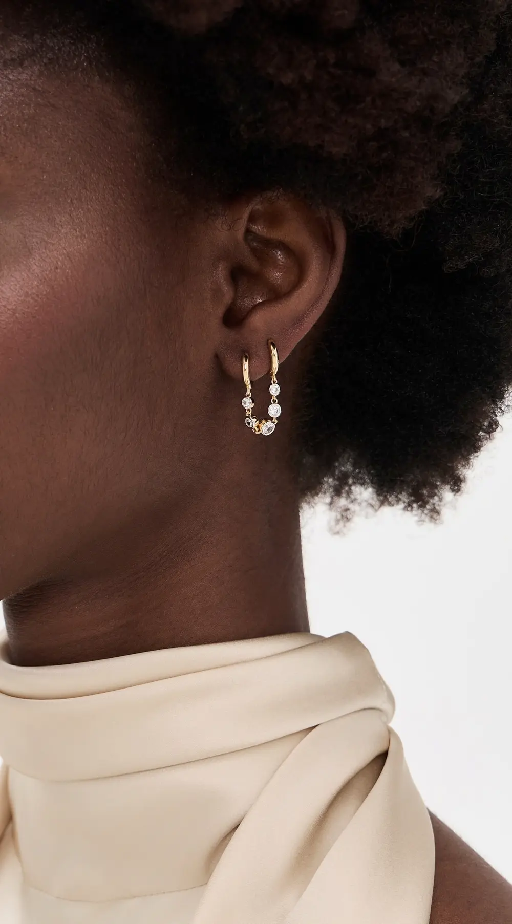 Luv Aj The Georgia Stone Gold Huggies Set