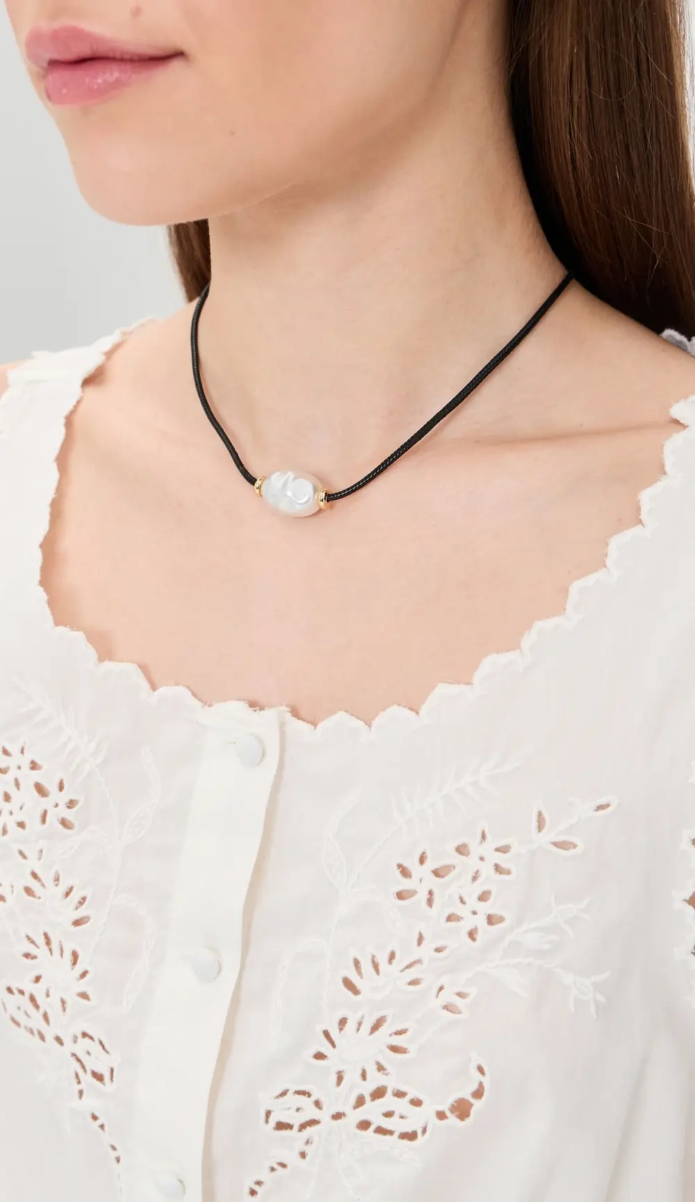 BaubleBar Antonia Pearl Necklace