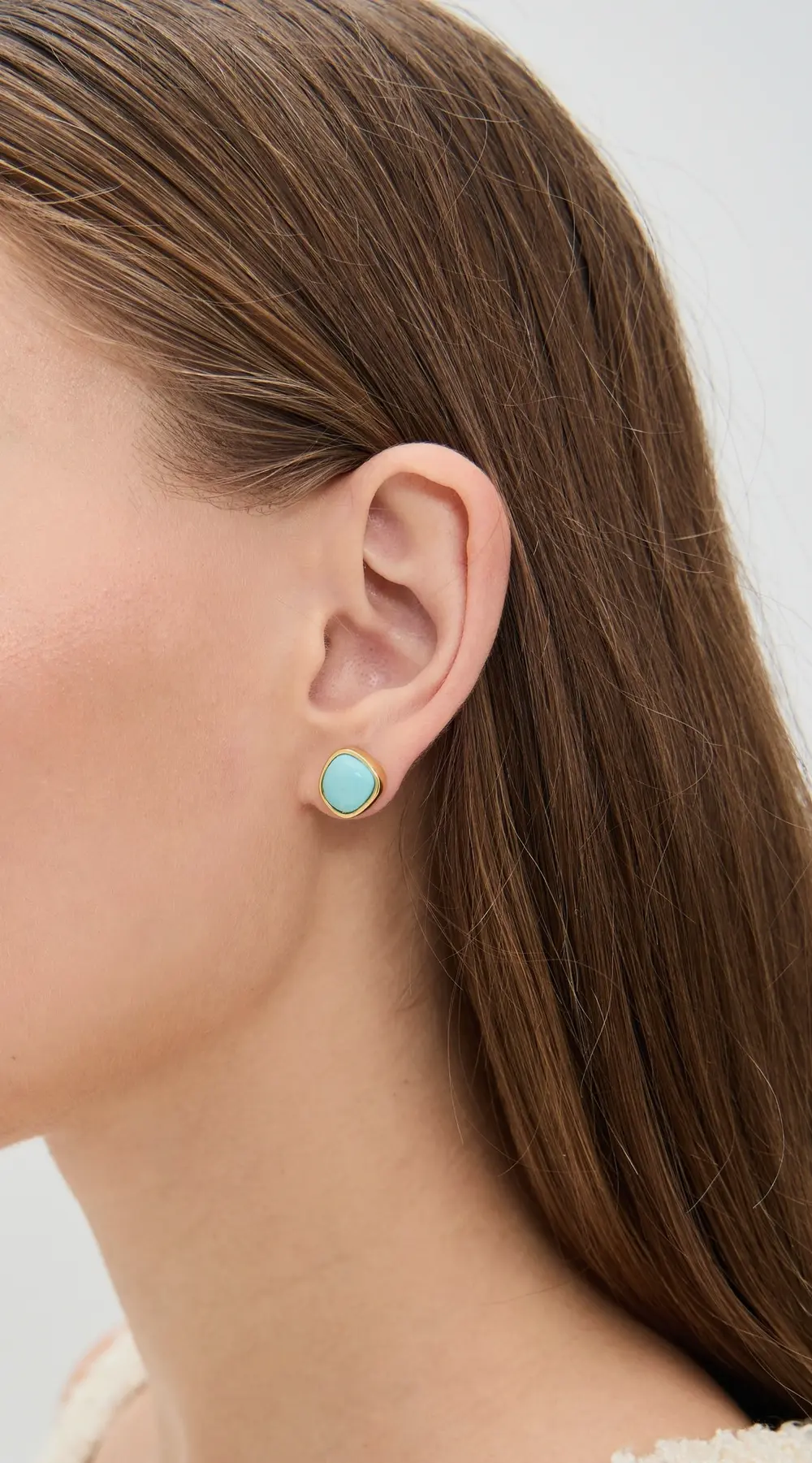 Lizzie Fortunato Bay Studs In Turquoise