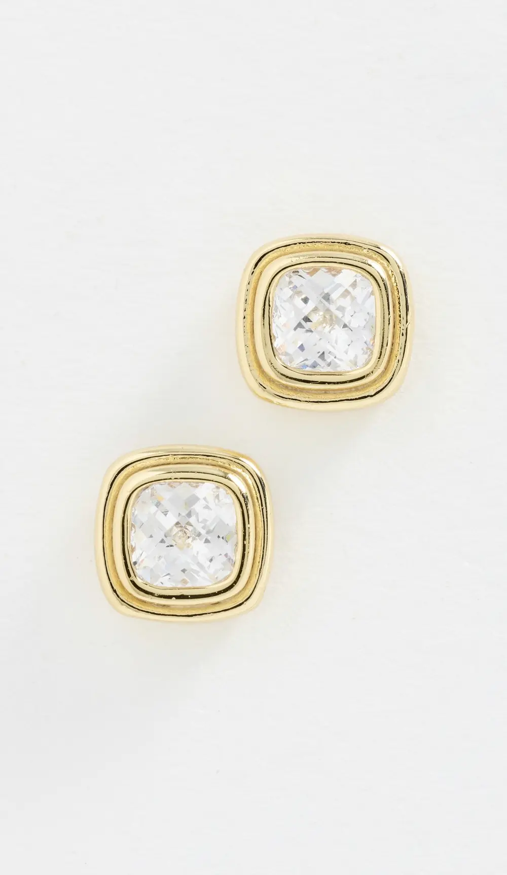 SHASHI Reagan Cushion Stud Earrings