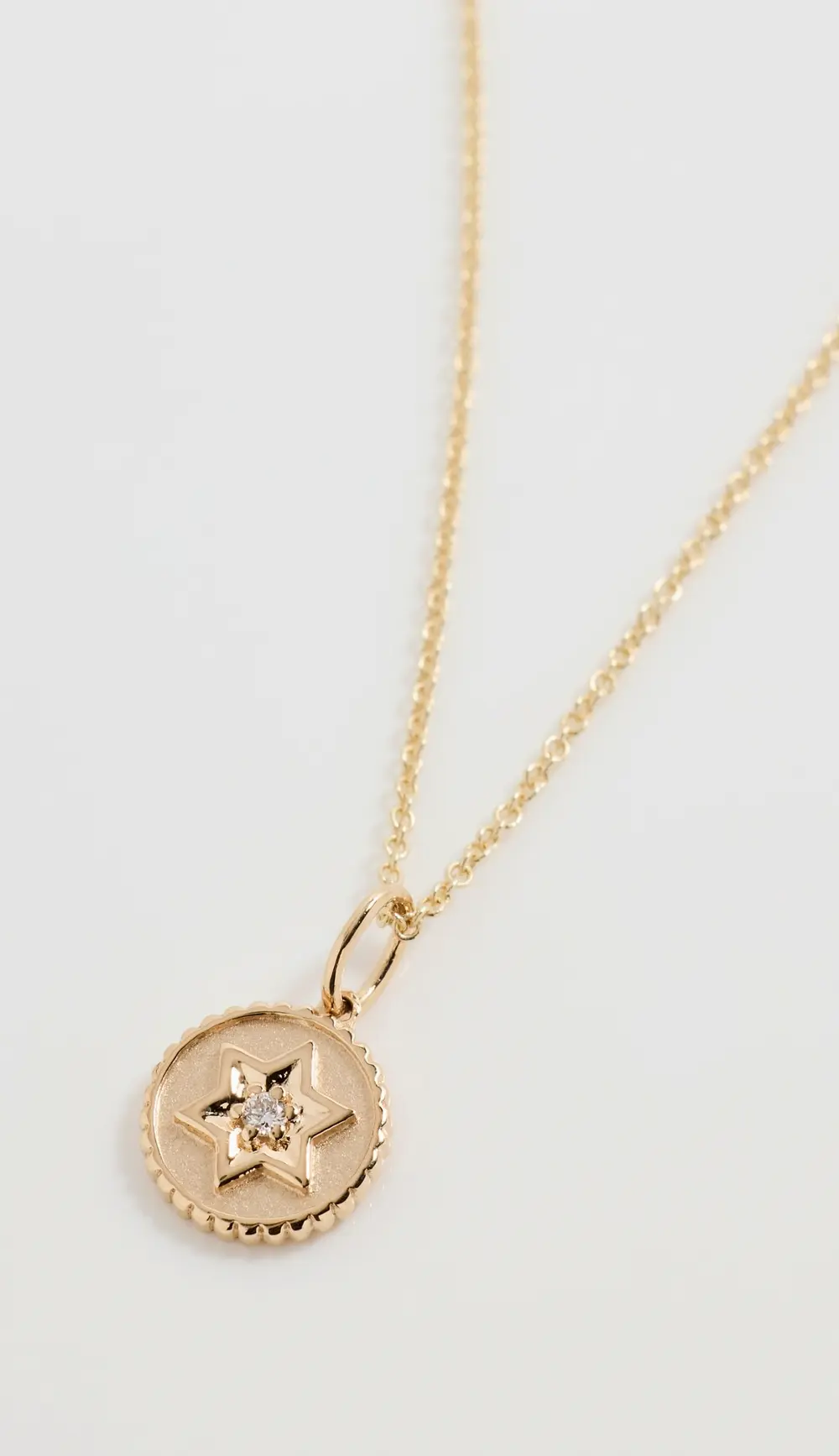 Sydney Evan 14k Baby Star of David Charm Necklace