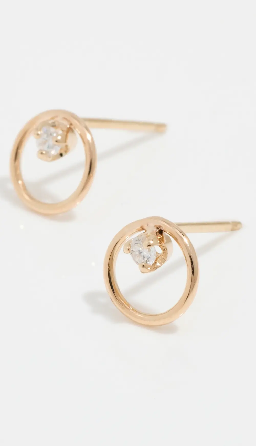 Zoe Chicco 14k Gold Small Circle Studs