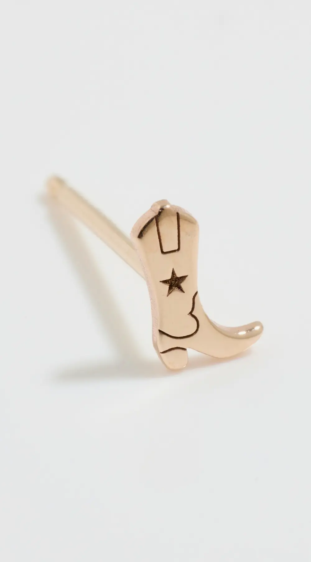 Zoe Chicco 14k Single Itty Bitty Cowboy Boot Stud