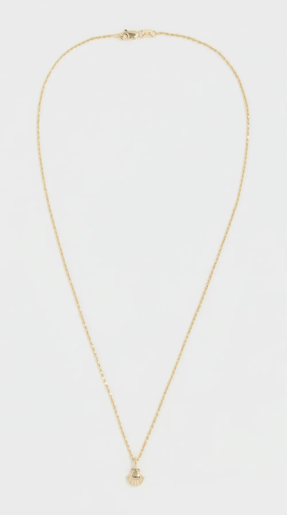 Ariel Gordon Jewelry 14k Petite Scallop Shell Charm Necklace