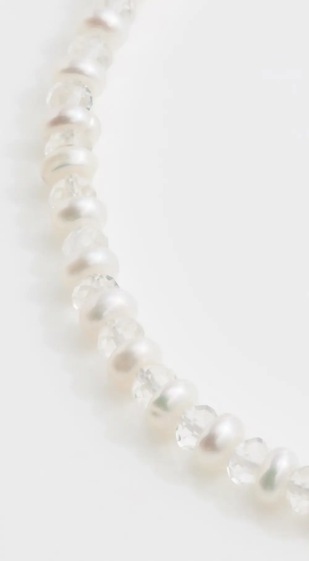 JIA JIA 14k April Pearl Crystal Double Long Necklace