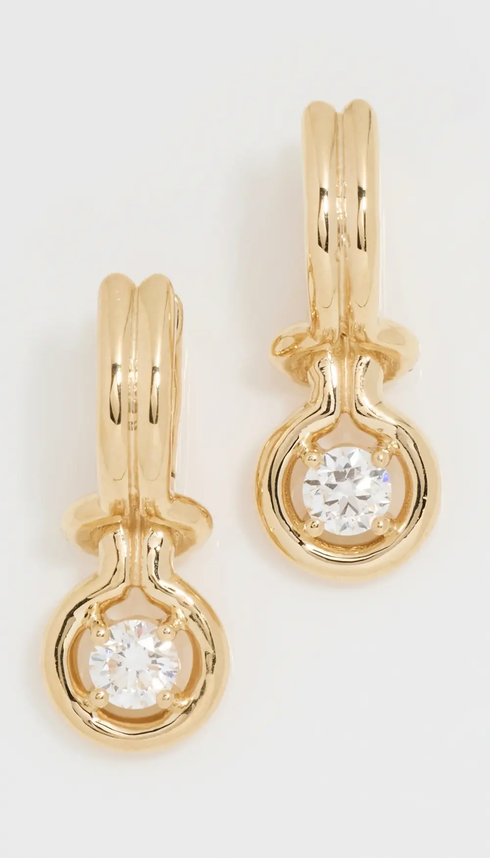 Melissa Kaye 18k Rocky Earrings