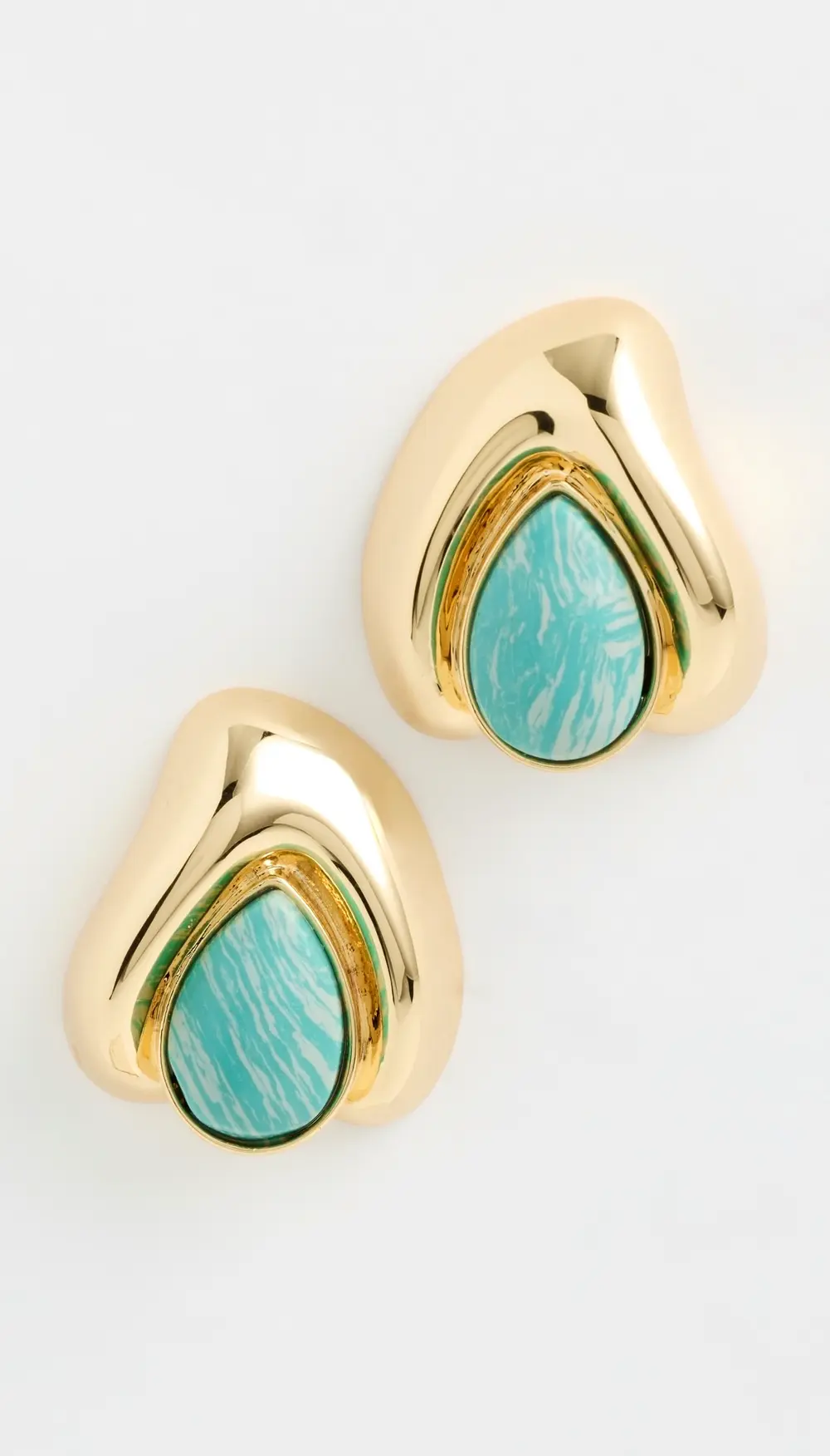 Lele Sadoughi Laurel Button Earrings