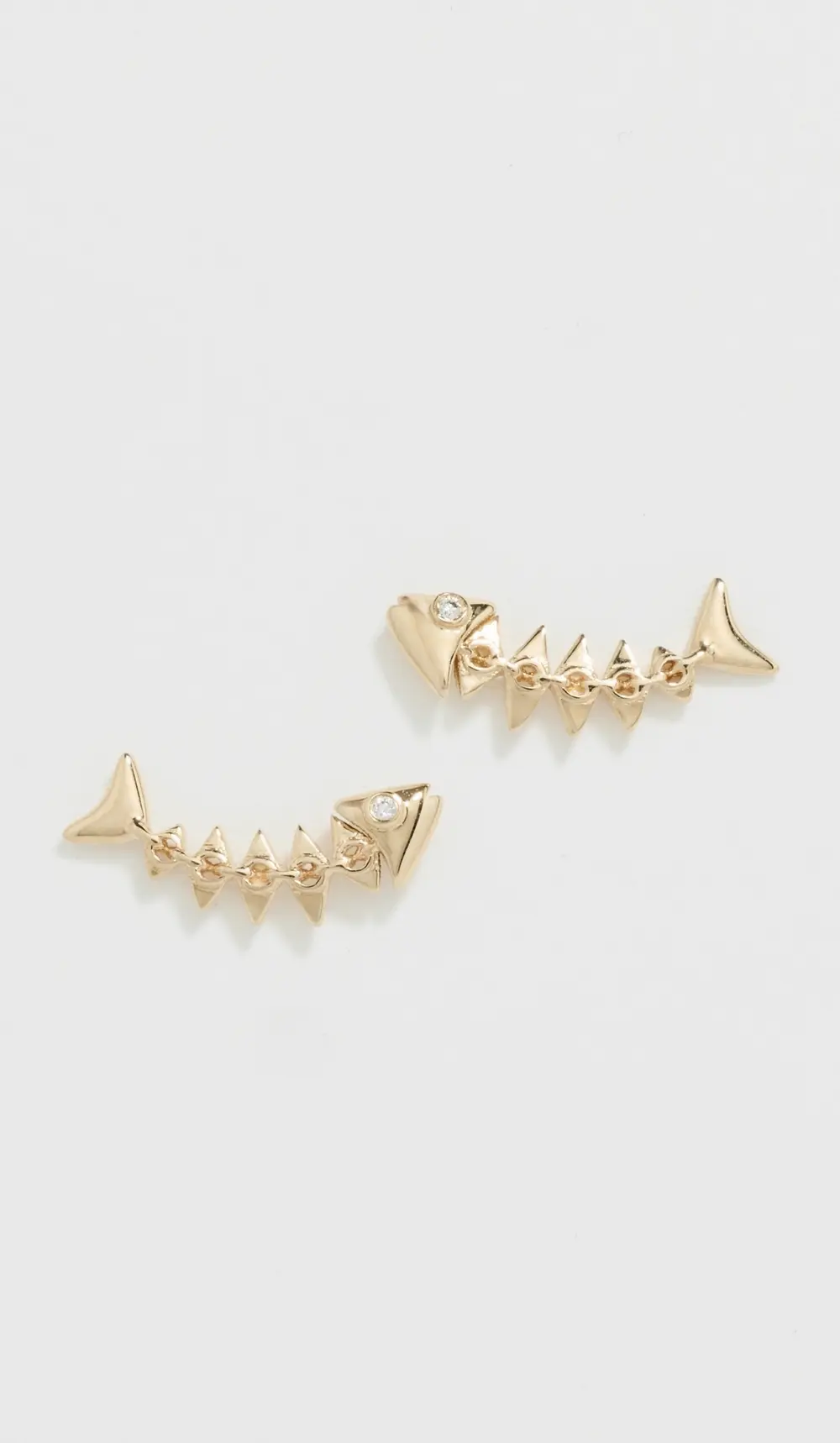 Sydney Evan 14k Fishbone Studs