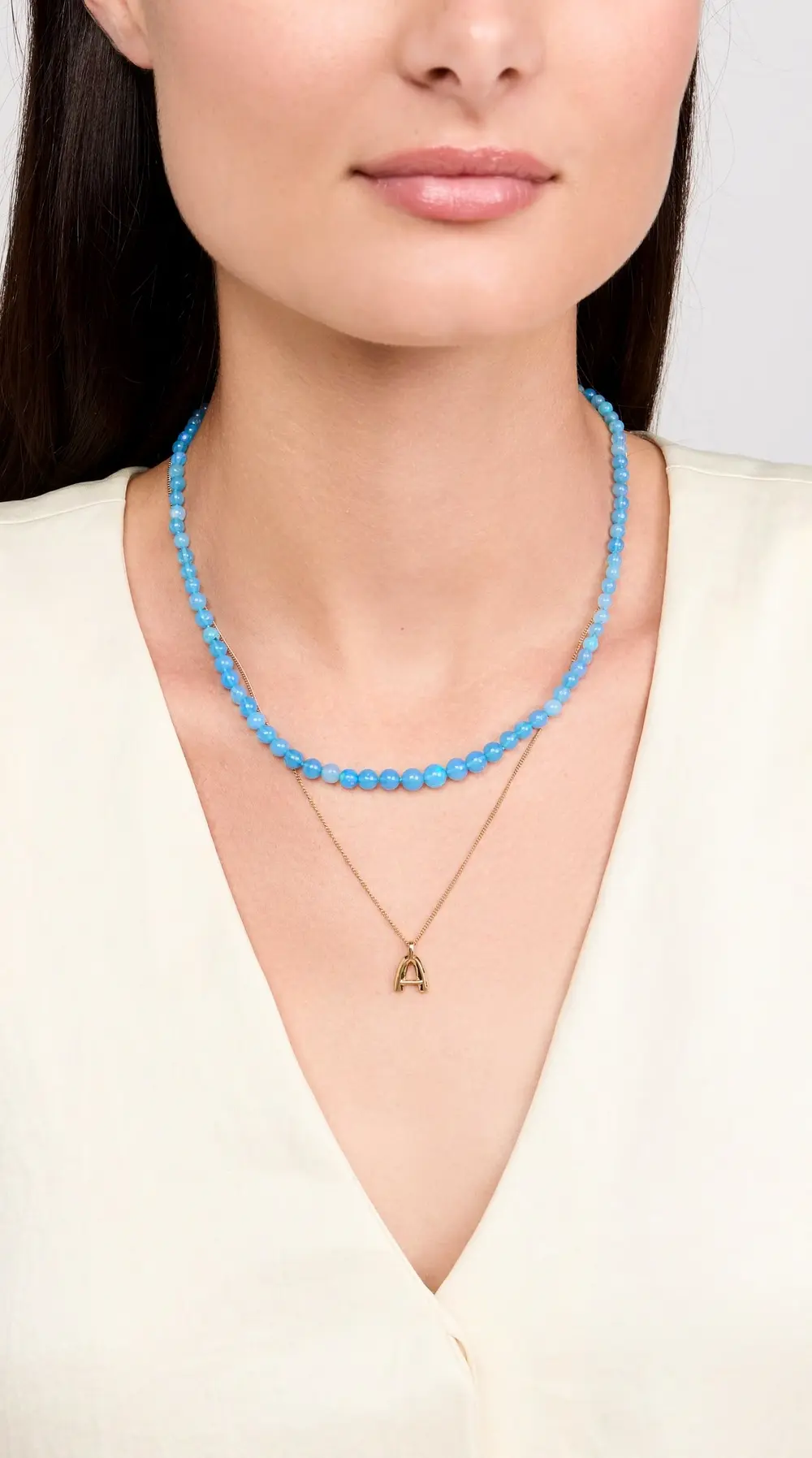 JIA JIA 14k Blue Opal Sphere Necklace