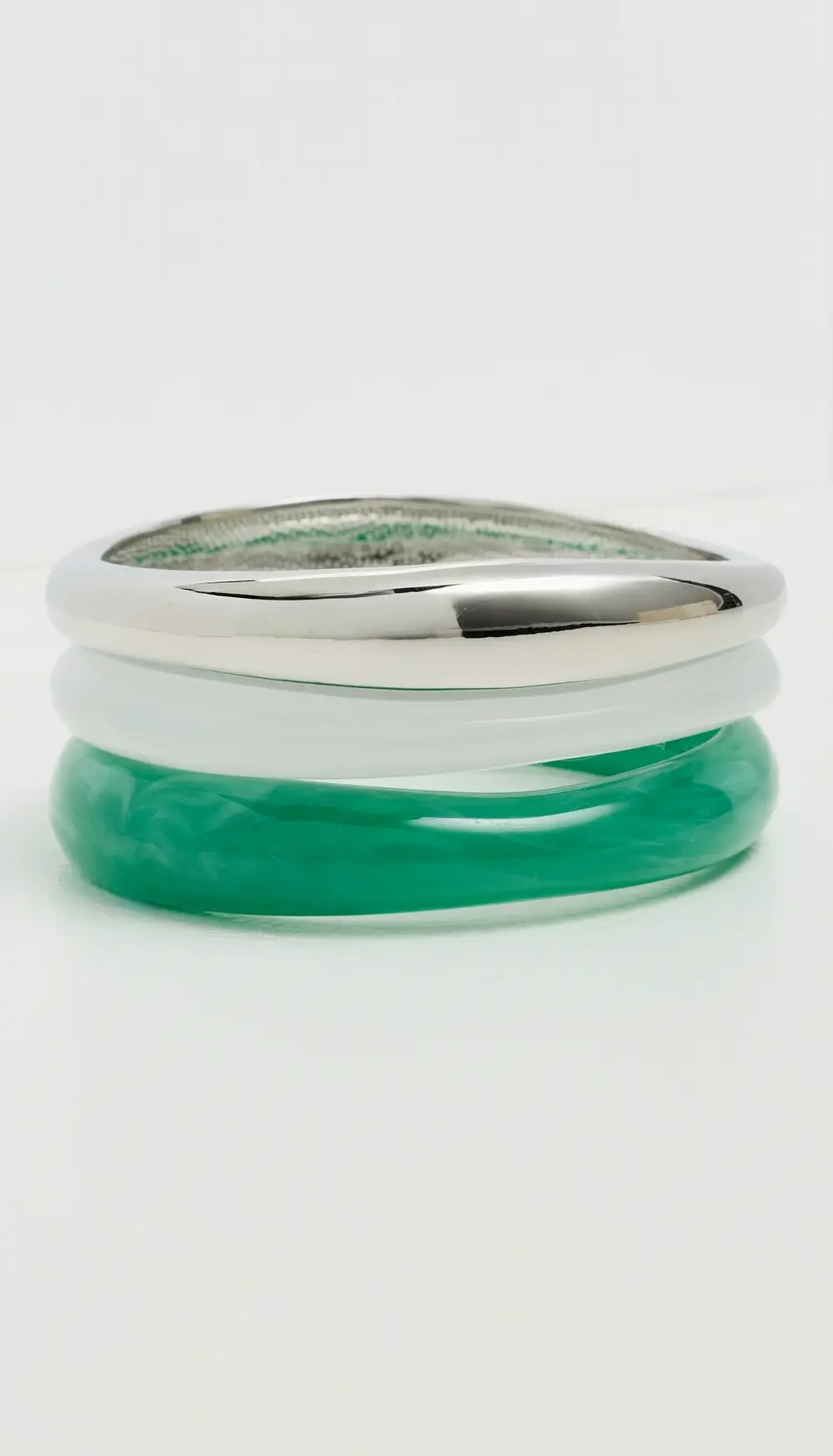 BaubleBar Raven Resin Bangle Set