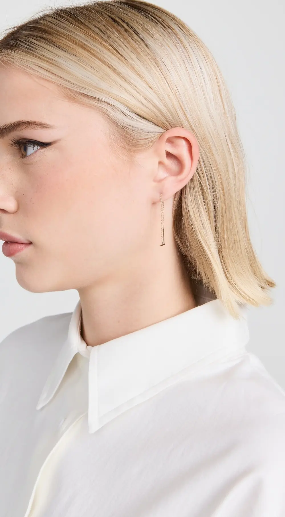 Zoe Chicco 14k Gold Bars Threader Earring