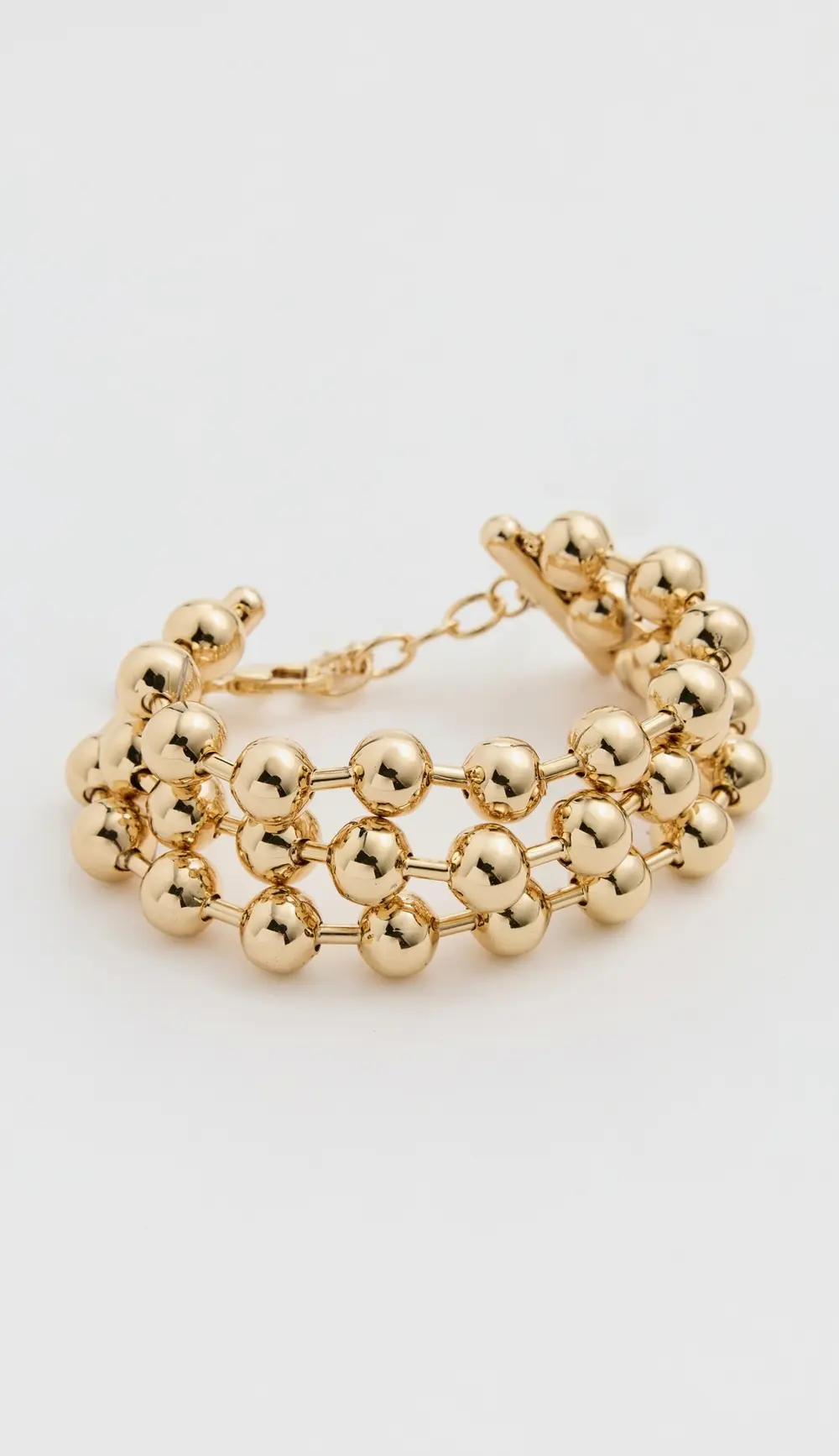 Lele Sadoughi Diana Triple Row Bracelet