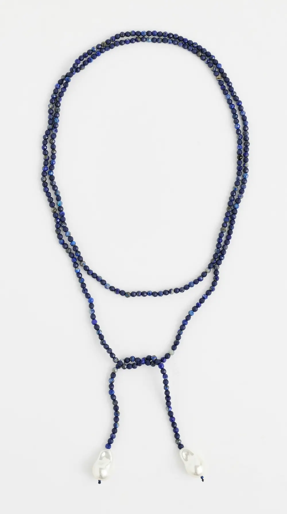 BaubleBar Semi-Precious Pearl Wrap Necklace