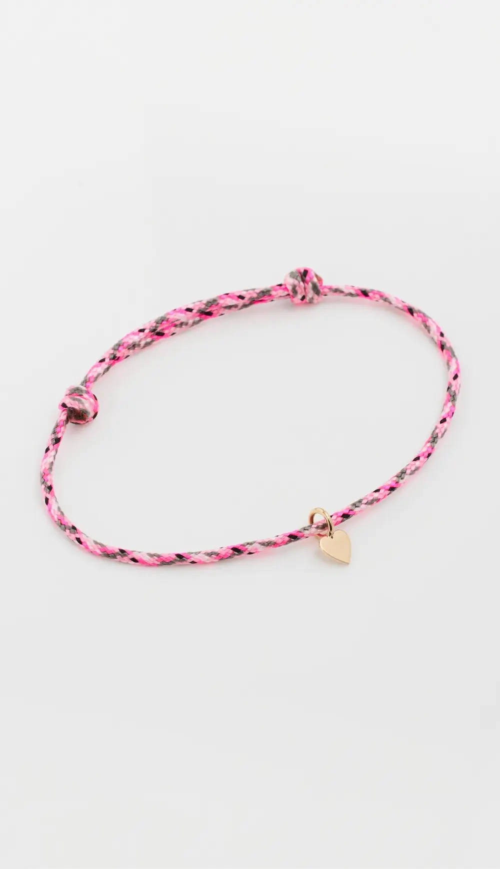 Zoe Chicco 14k Midi Bitty Heart Paracord Bracelet