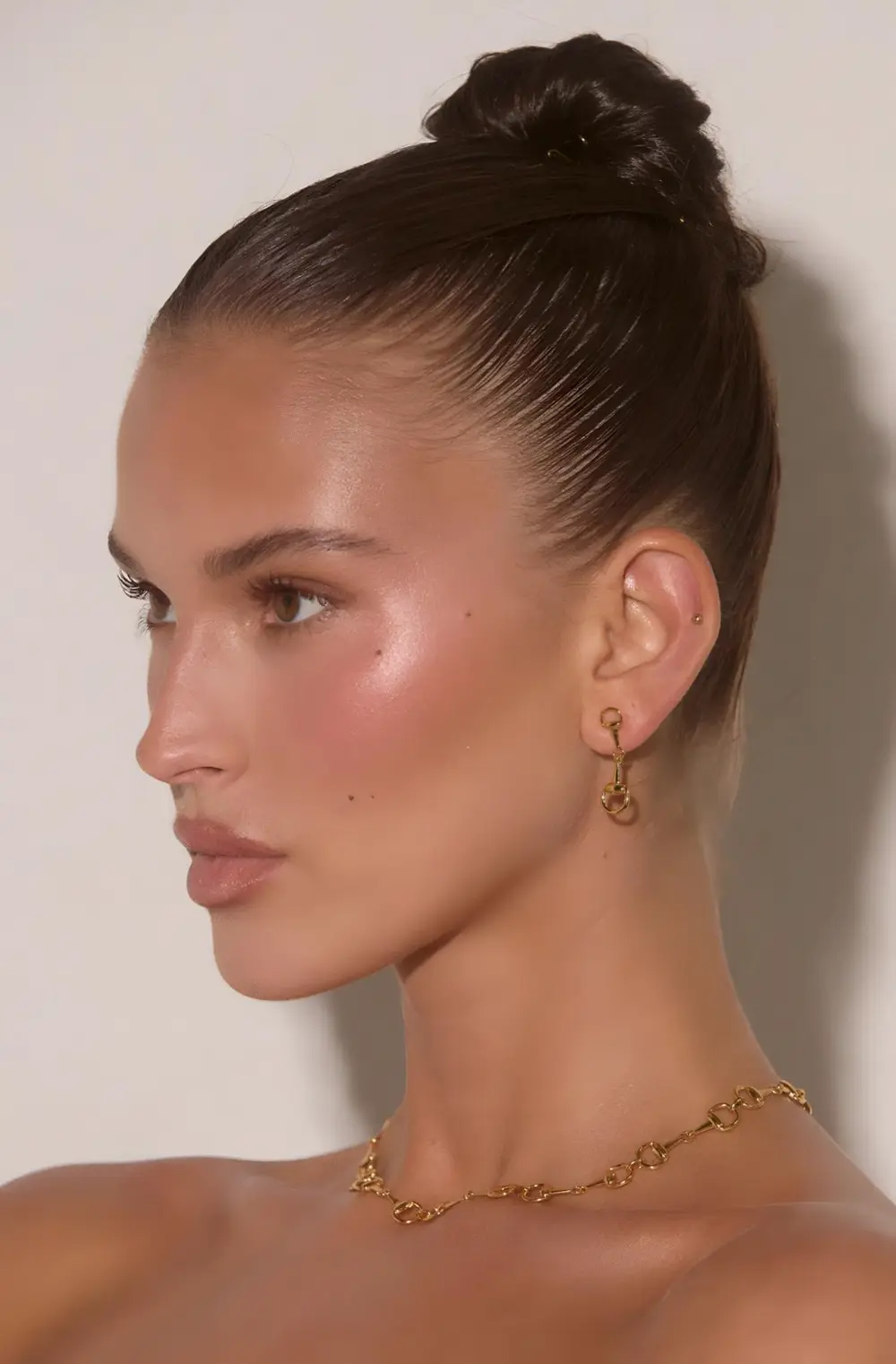 Madison Bit Earrings - Gold