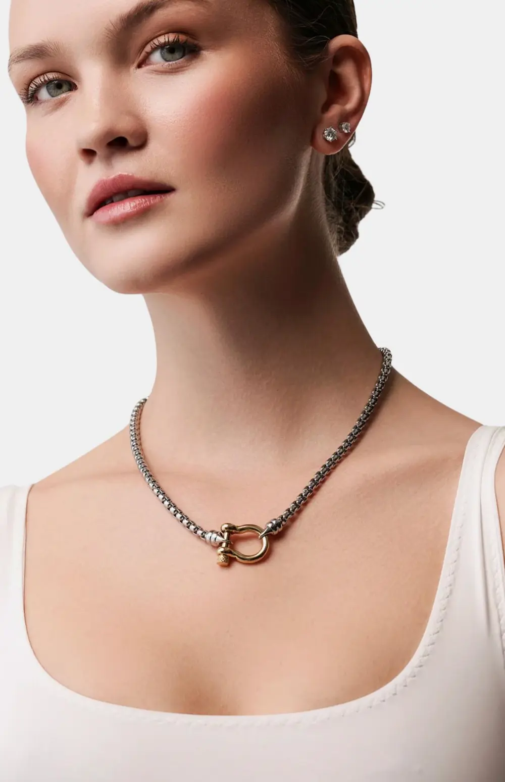 Mixed Herradura Necklace - Gold