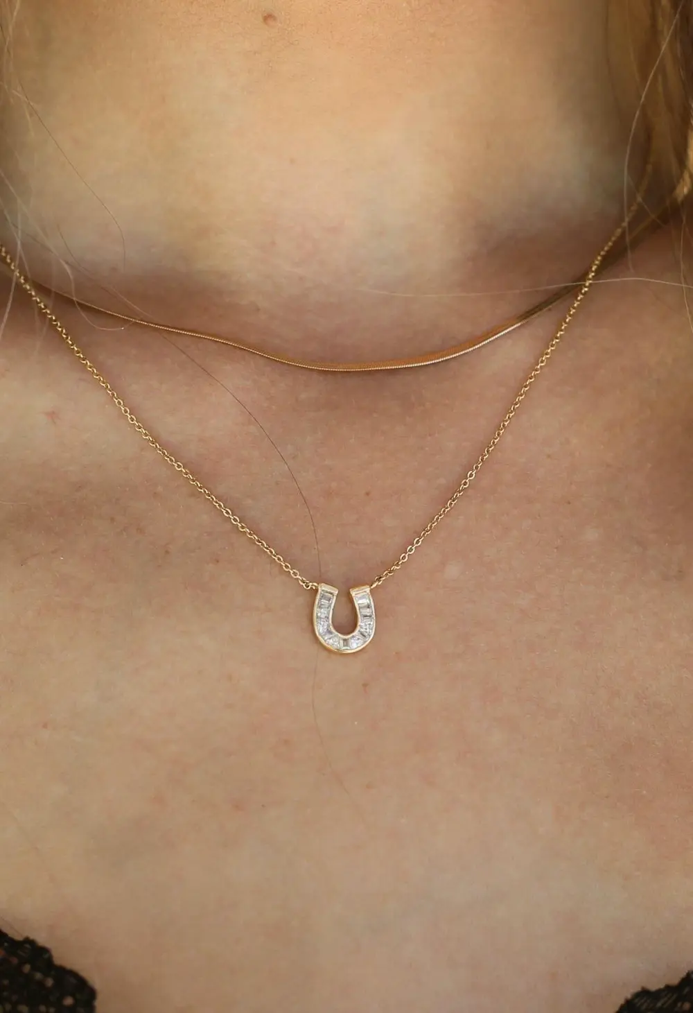 Lucky Baguette Necklace