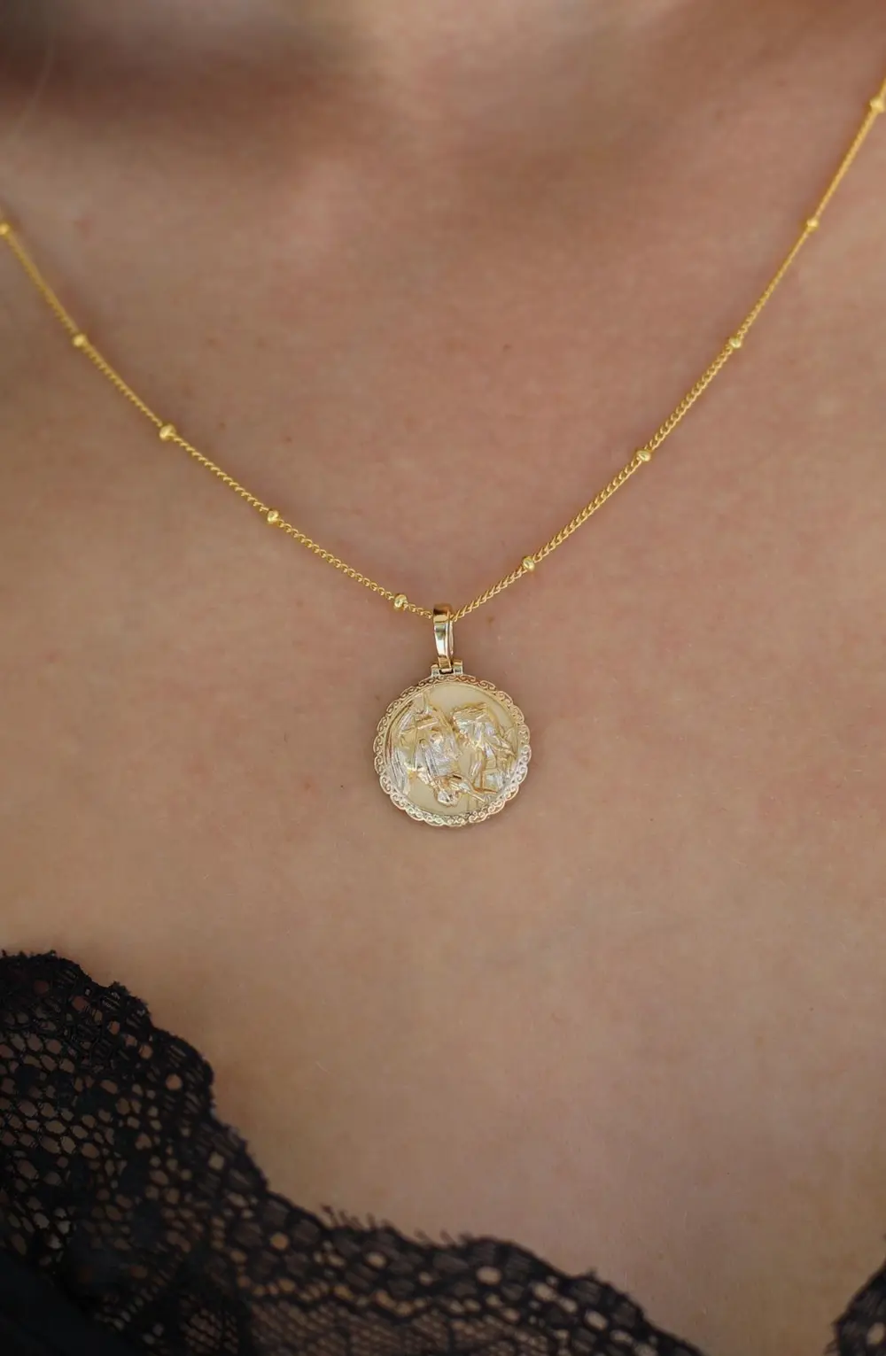 Mini Rhiannon (Horse Goddess) Necklace