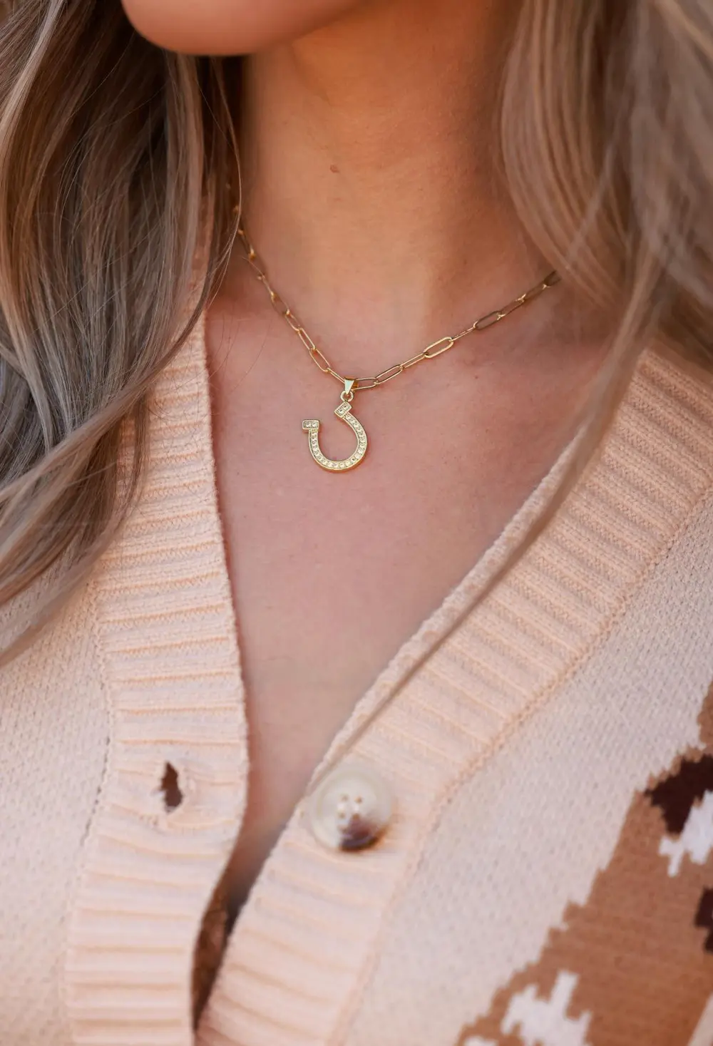 Dion Horseshoe Necklace