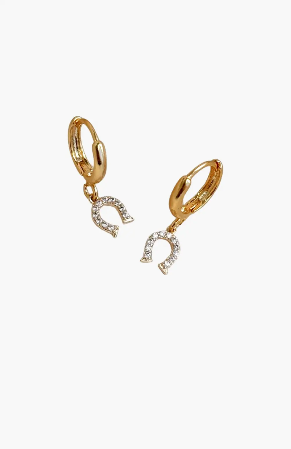 Lucky Cup Huggie Earrings