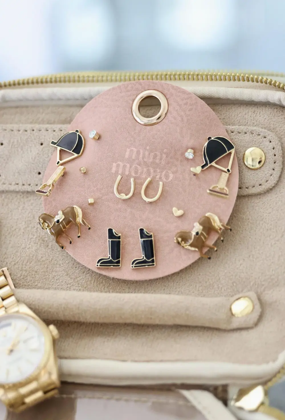 Mini Equestrian Earring Set