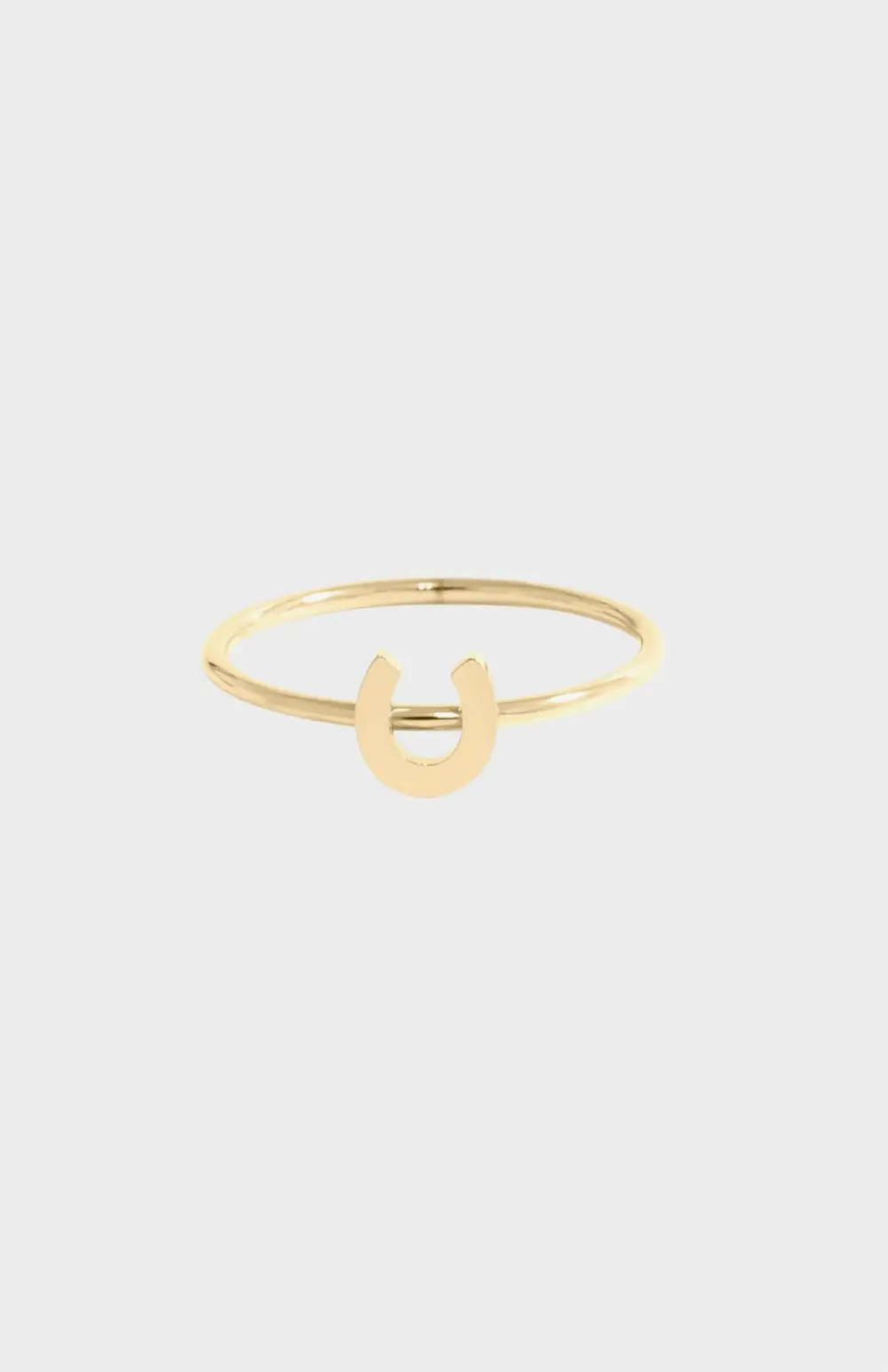 Horseshoe Stacking Ring - Gold