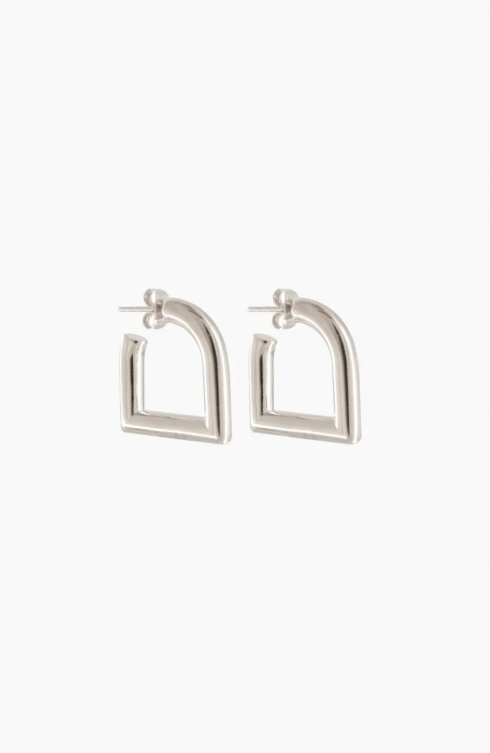 Eleni Stirrup Earrings - Silver