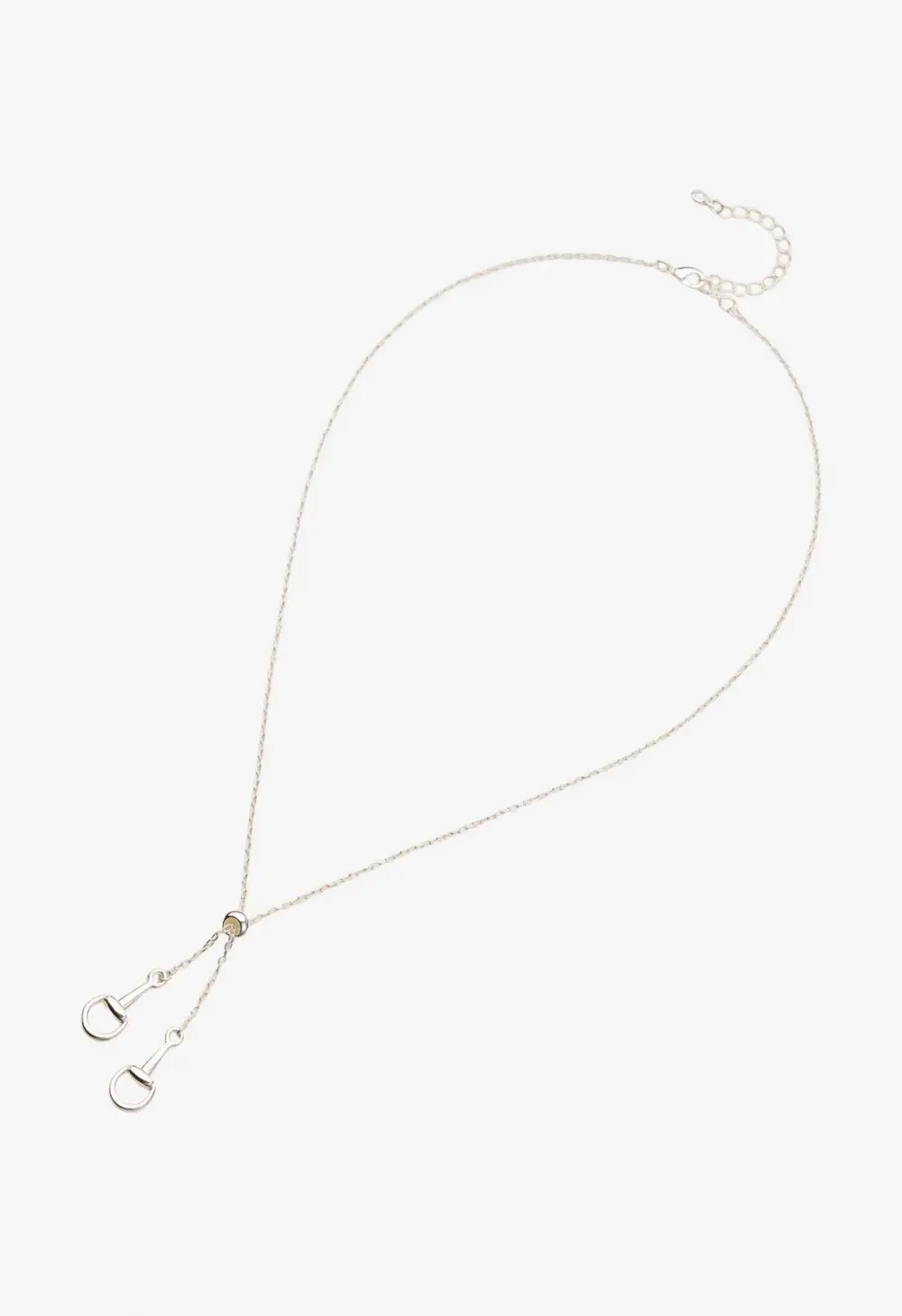 Hollis Bit Charm Necklace - Silver