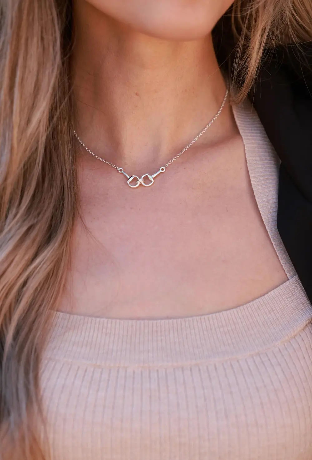 Hollis Bit Necklace - Silver