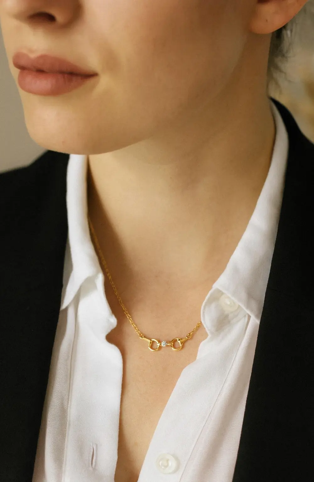 Hollis Bit Necklace - Gold