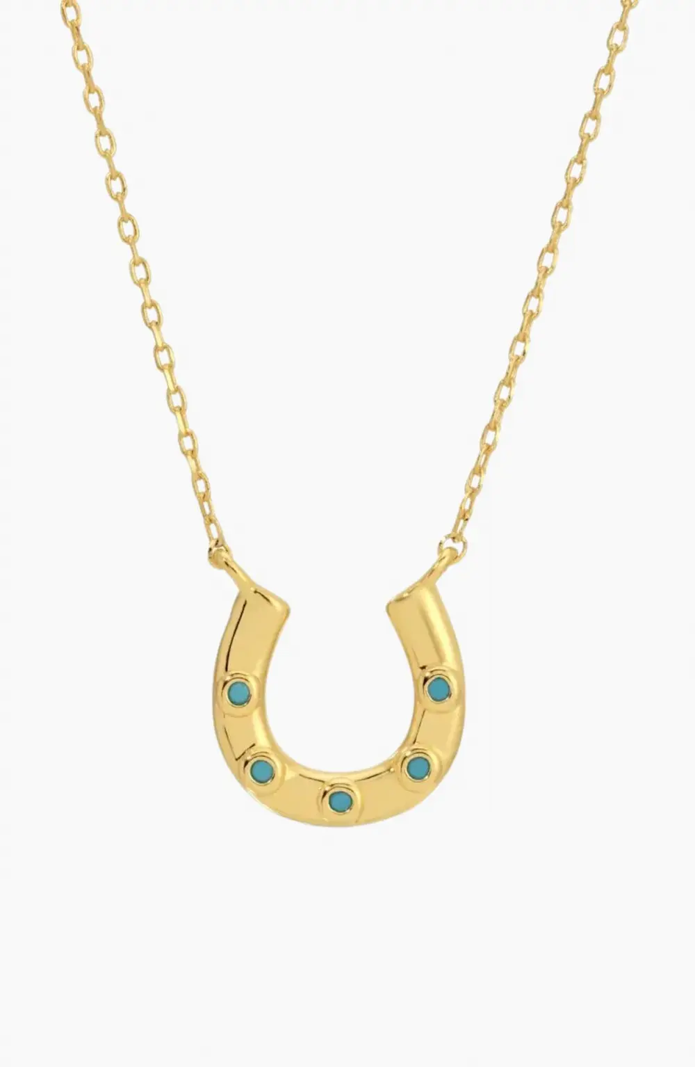 Verona Horseshoe Necklace - Gold