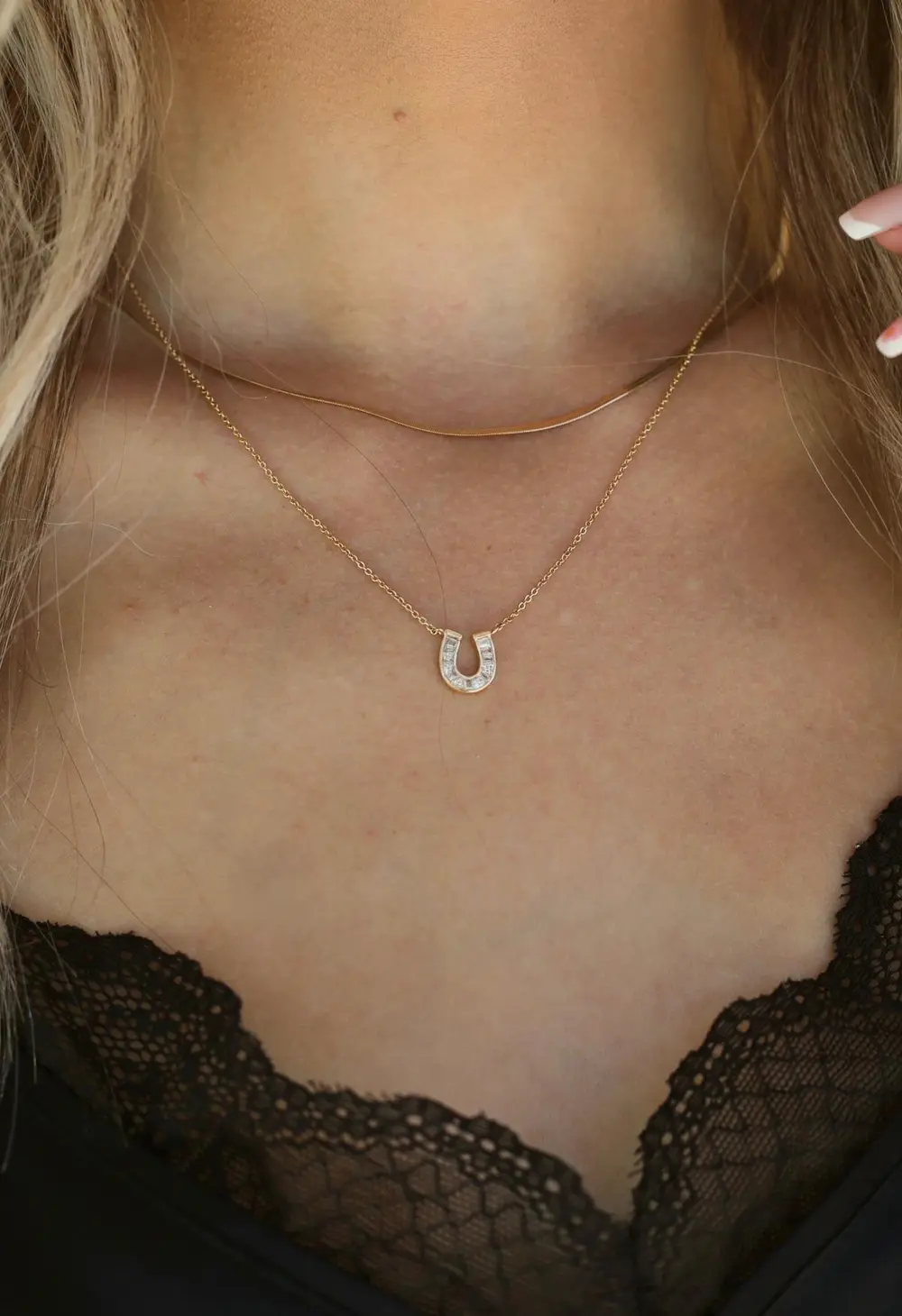 Lucky Baguette Necklace