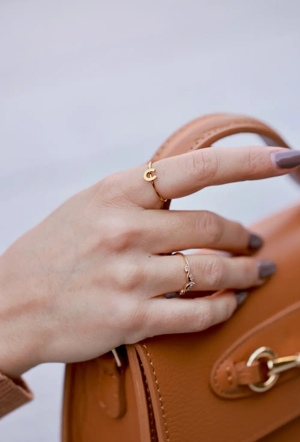 Horseshoe Stacking Ring - Gold