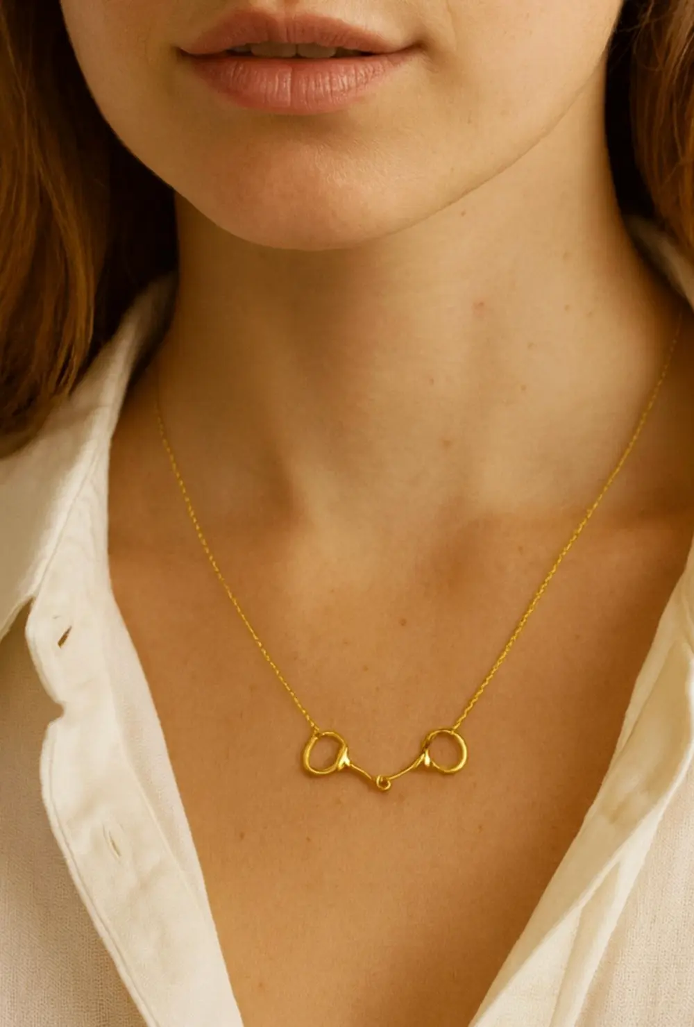 Lauren Bit Necklace - Gold
