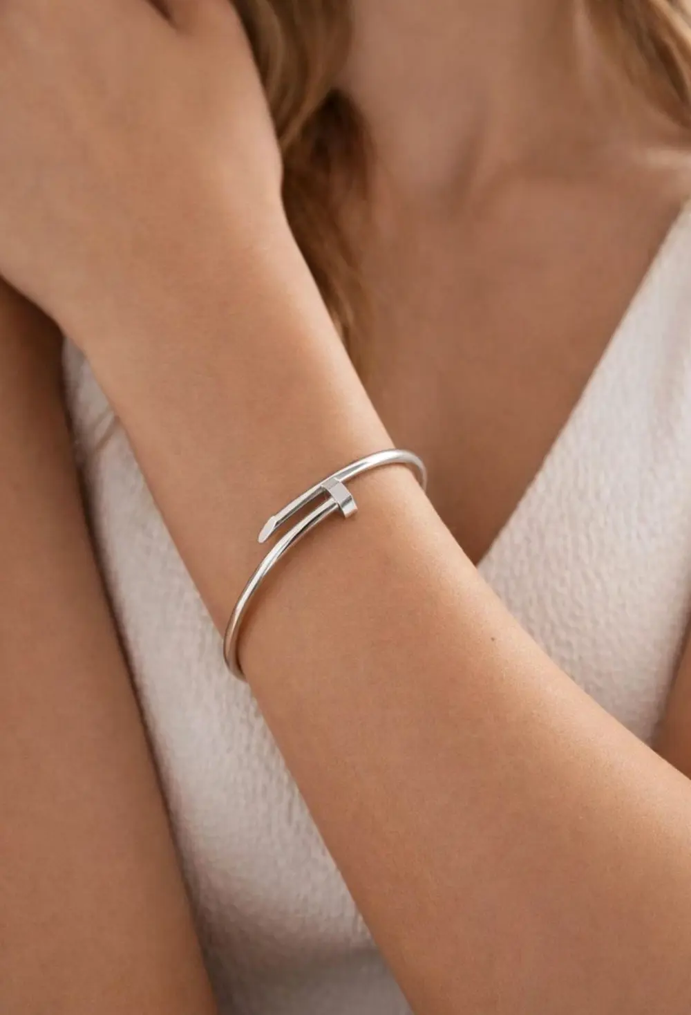 Axel Nail Bracelet - Silver