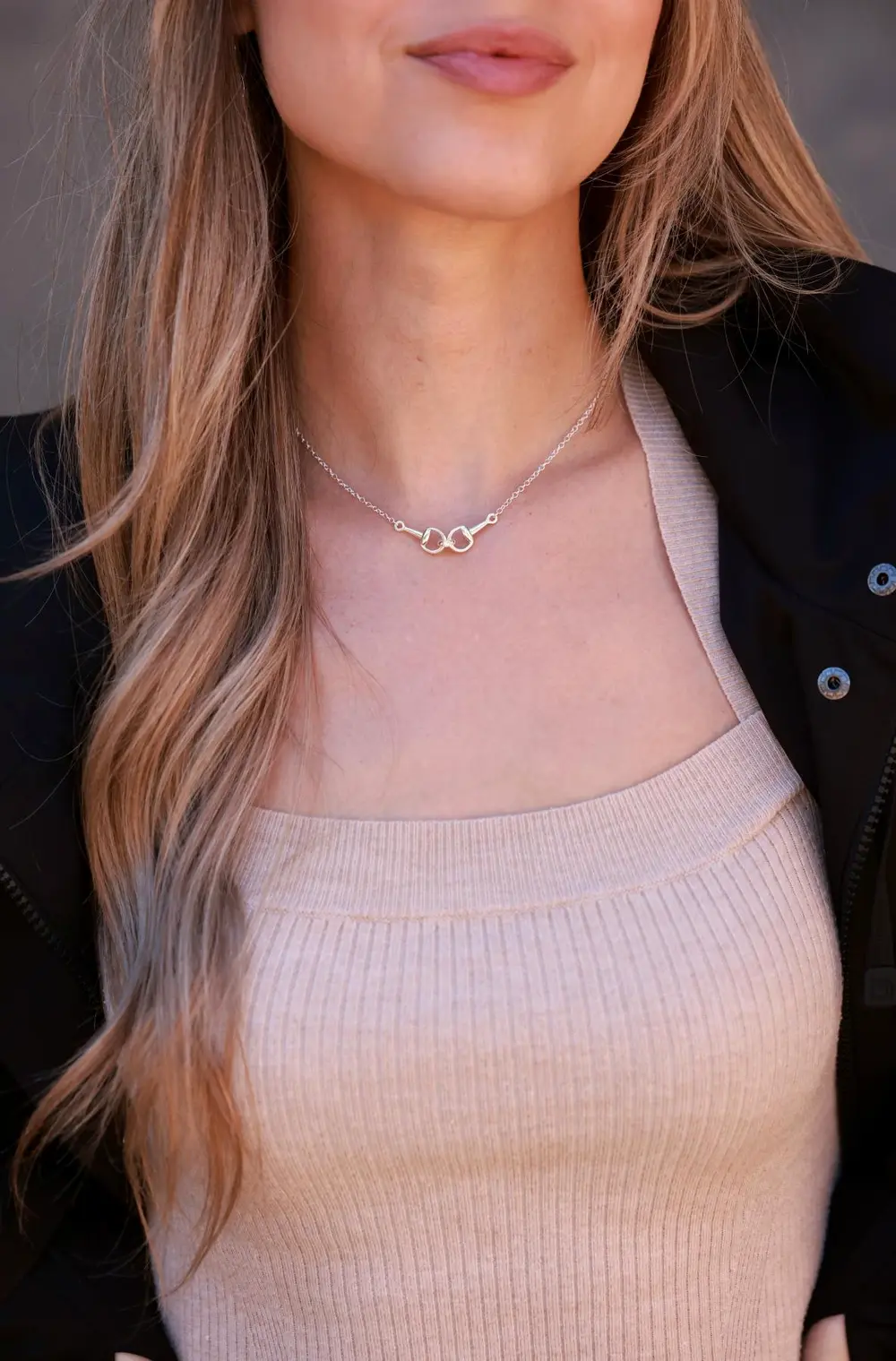 Hollis Bit Necklace - Silver