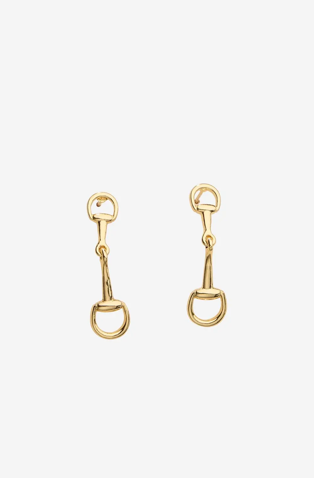 Hollis Bit Link Earrings - Gold