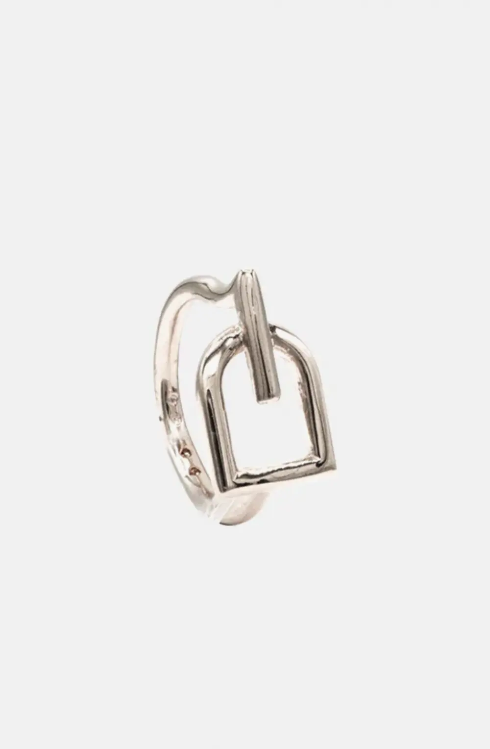 Hallie Stirrup Ring - Silver