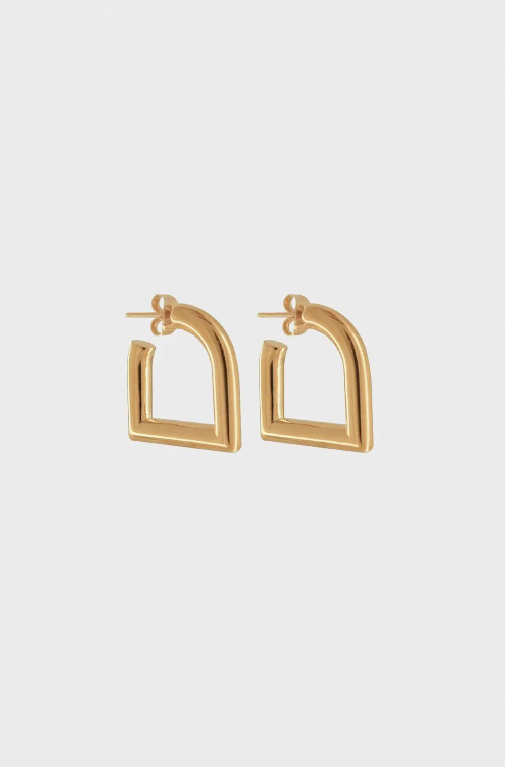 Eleni Stirrup Earrings - Gold