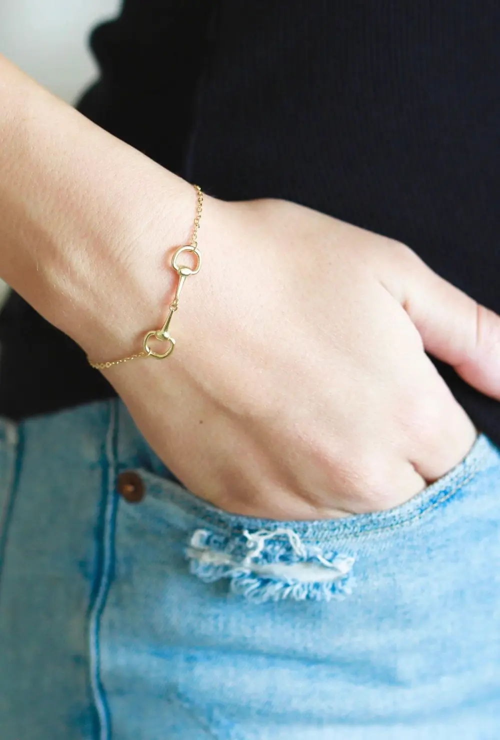 Lauren Bit Bracelet - Gold