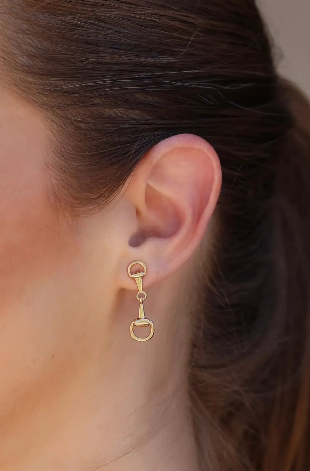 Madison Bit Earrings - Gold