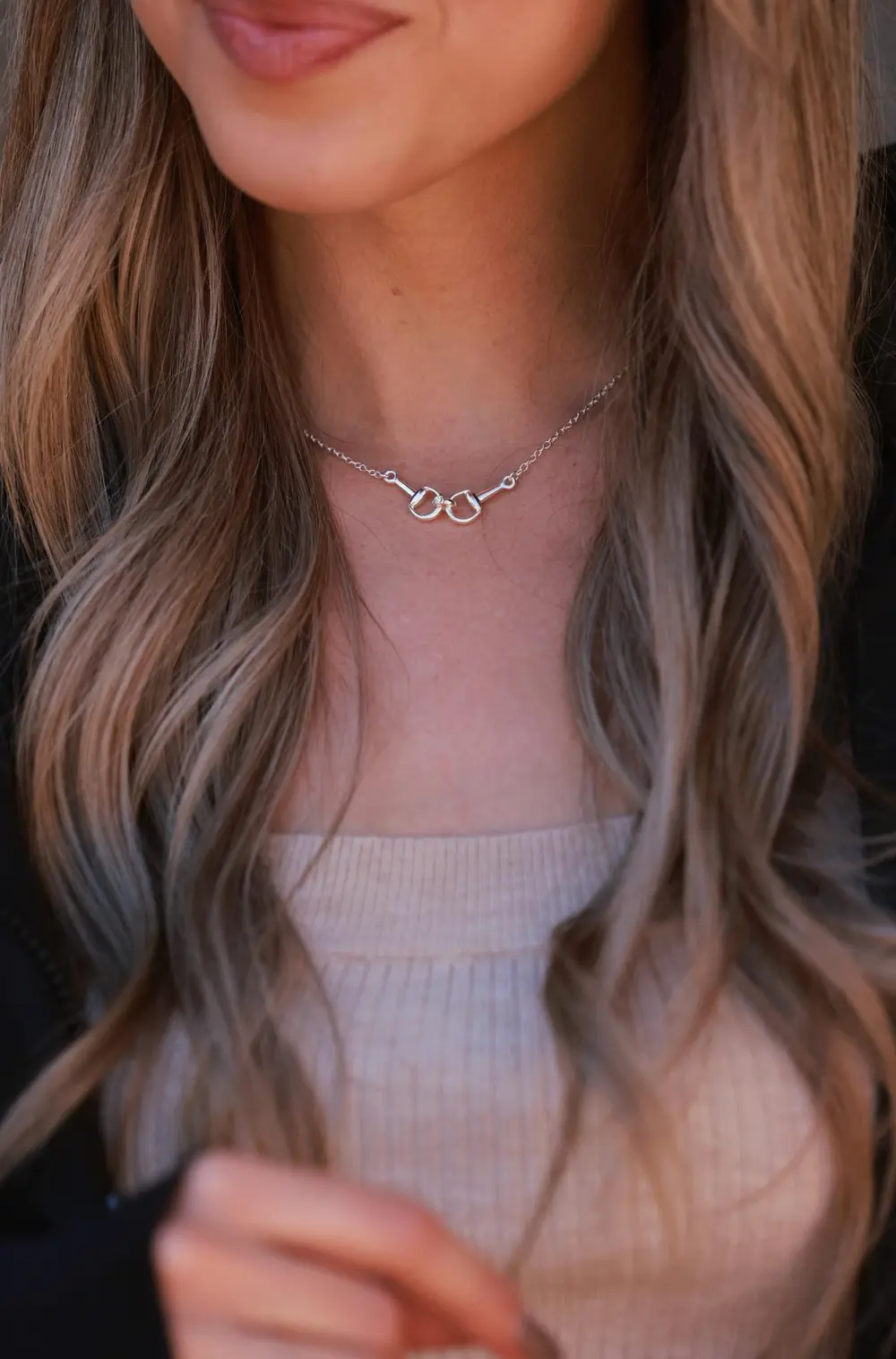 Hollis Bit Necklace - Silver