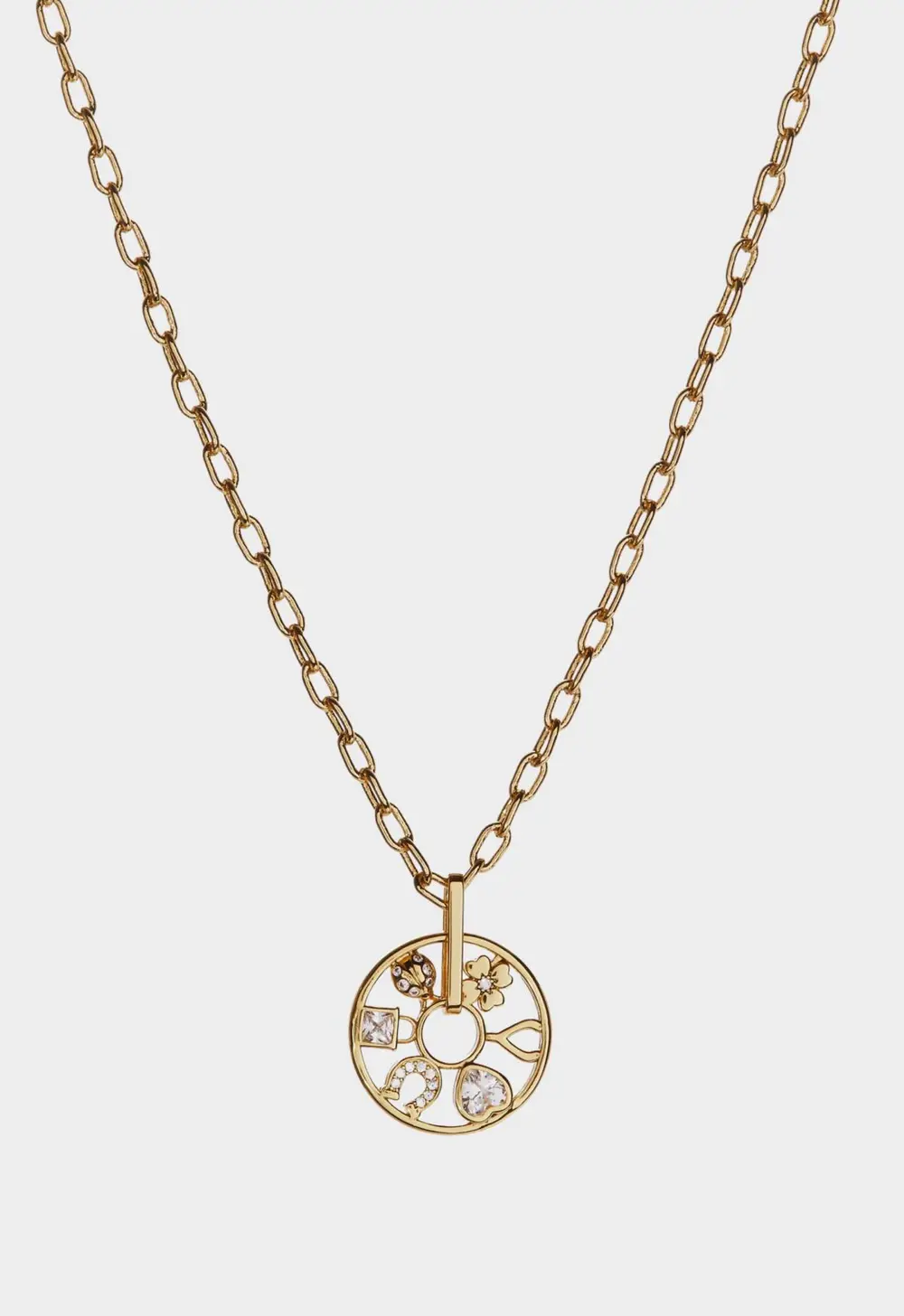 Love &amp; Luck Wheel Necklace