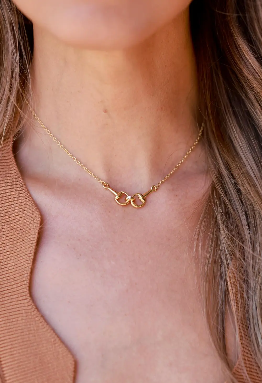 Hollis Bit Necklace - Gold
