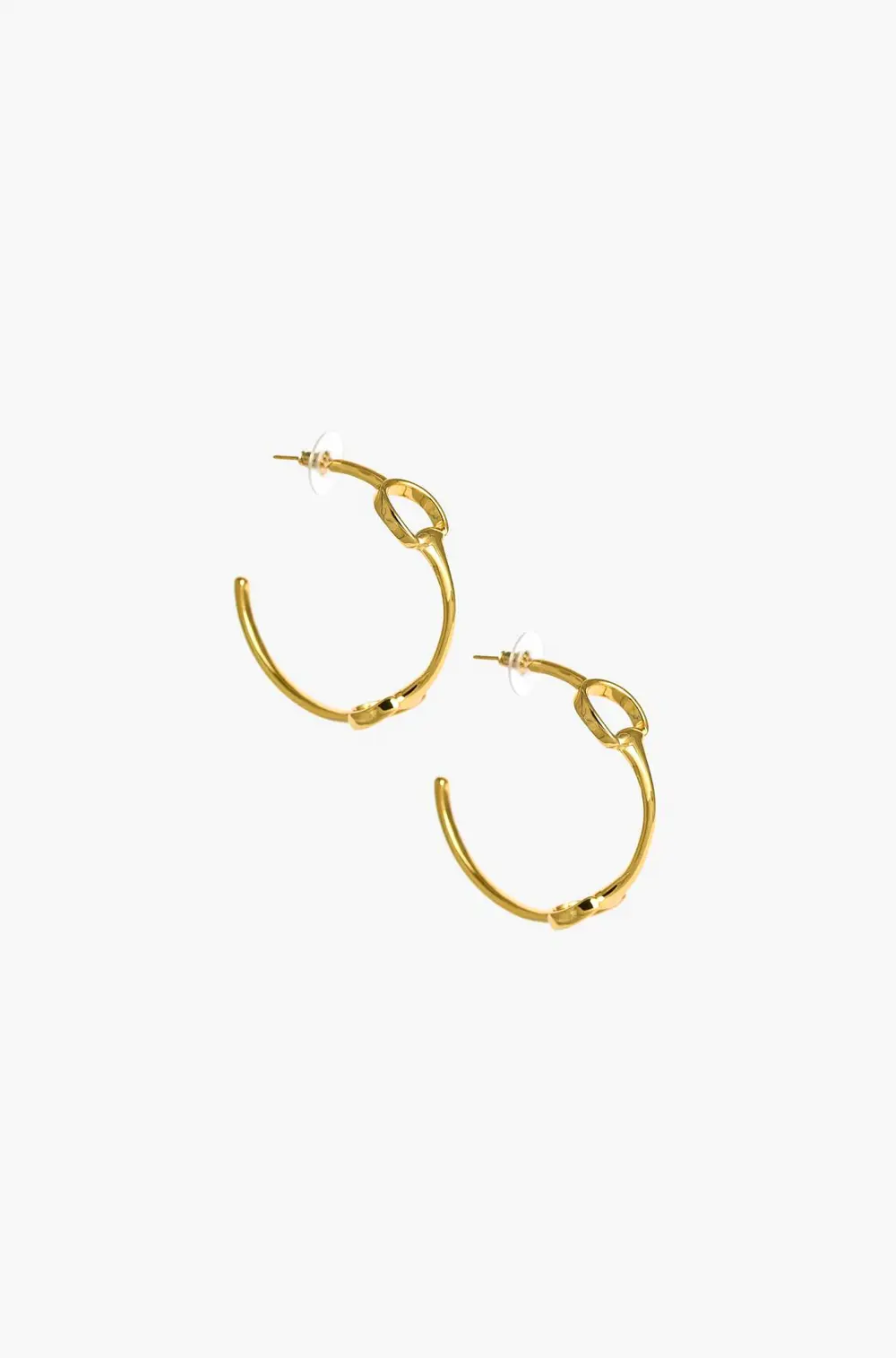 Olivia Snaffle Hoop Earrings